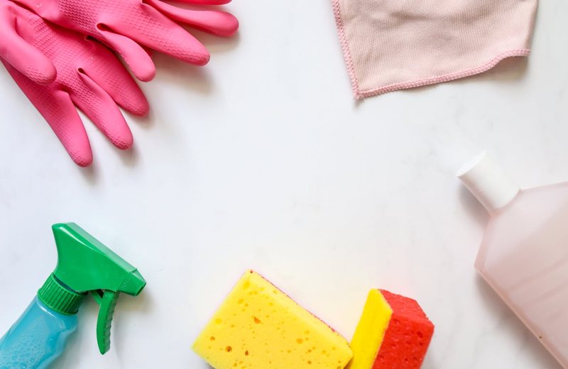 Professional janitorial cleaning supplies